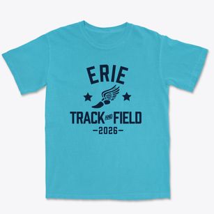 Erie Elementary School Track and Field Premium Heavyweight T-shirt