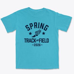 Spring Elementary School Track and Field Premium Heavyweight T-shirt