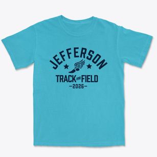Jefferson Elementary School Track and Field Premium Heavyweight T-shirt