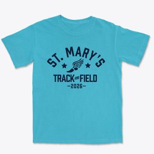 Saint Mary's Catholic School Track and Field Premium Heavyweight T-shirt