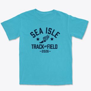 Sea Isle Elementary School Track and Field Premium Heavyweight T-shirt