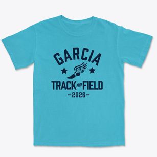 Garcia Elementary School Track and Field Premium Heavyweight T-shirt