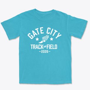 Gate City Middle School Track and Field Premium Heavyweight T-shirt