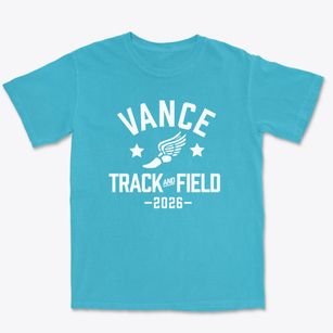 Vance High School Track and Field Premium Heavyweight T-shirt