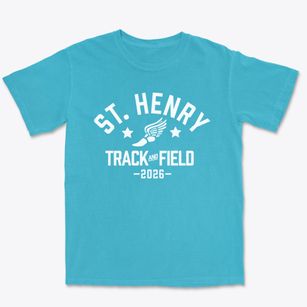 St Henry Parish Track and Field Premium Heavyweight T-shirt