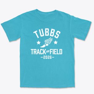 Tubbs Elementary School Track and Field Premium Heavyweight T-shirt
