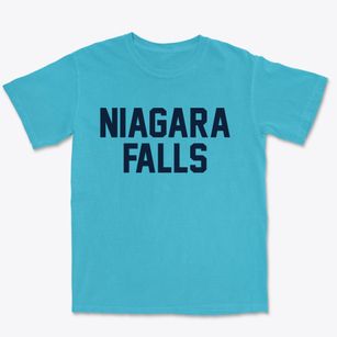 Niagara Falls New York Classic Block Premium Heavyweight T-shirt