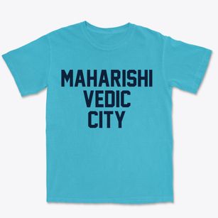 Maharishi Vedic City Iowa Classic Block Premium Heavyweight T-shirt