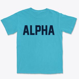 Alpha Minnesota Classic Block Premium Heavyweight T-shirt