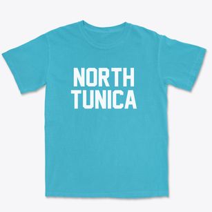 North Tunica Mississippi Classic Block Premium Heavyweight T-shirt