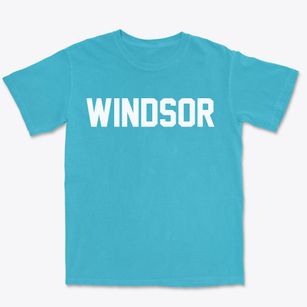 Windsor Massachusetts Classic Block Premium Heavyweight T-shirt