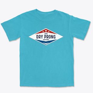 Dry Prong Louisiana Diamond Star Premium Heavyweight T-shirt