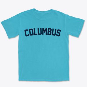 Columbus North Dakota Classic Curve Premium Heavyweight T-shirt