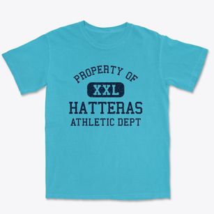 Hatteras North Carolina Athletic Dept Premium Heavyweight T-shirt
