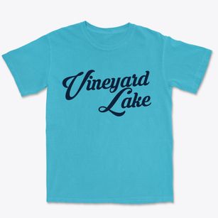 Vineyard Lake Michigan Vintage Team Premium Heavyweight T-shirt