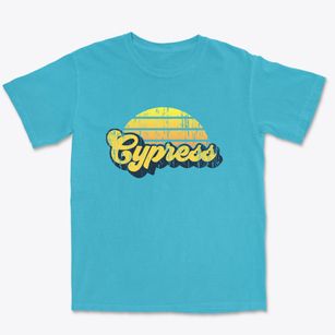 Cypress Illinois Sublime Sunset Premium Heavyweight T-shirt