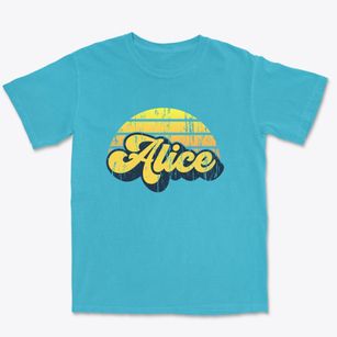 Alice North Dakota Sublime Sunset Premium Heavyweight T-shirt