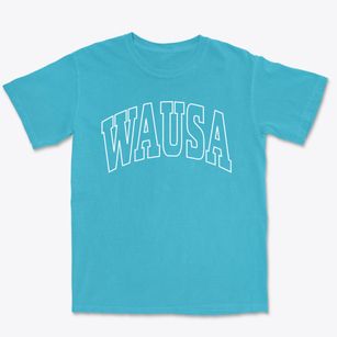 Wausa Nebraska Trendy Block Premium Heavyweight T-shirt
