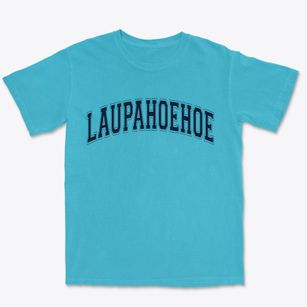Laupahoehoe Hawaii Varsity Premium Heavyweight T-shirt