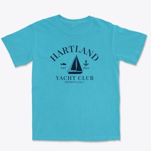 Hartland Maine Yacht Club Premium Heavyweight T-shirt