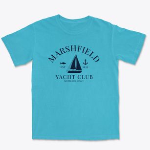 Marshfield Massachusetts Yacht Club Premium Heavyweight T-shirt