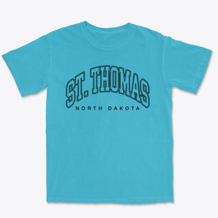 St. Thomas North Dakota Inline Premium Heavyweight T-shirt