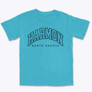 Harmon North Dakota Inline Premium Heavyweight T-shirt