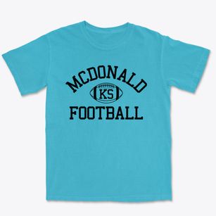 Mcdonald Kansas Football Premium Heavyweight T-shirt