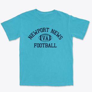 Newport News Virginia Football Premium Heavyweight T-shirt