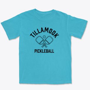 Tillamook Oregon Pickleball Premium Heavyweight T-shirt