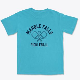 Marble Falls Texas Pickleball Premium Heavyweight T-shirt
