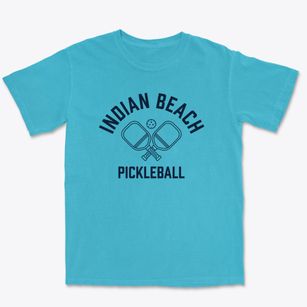 Indian Beach Washington Pickleball Premium Heavyweight T-shirt