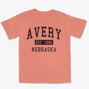 Avery Nebraska Classic Established Premium Heavyweight T-shirt