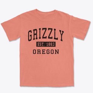 Grizzly Oregon Classic Established Premium Heavyweight T-shirt