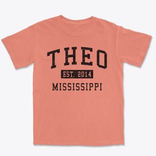 Theo Mississippi Classic Established Premium Heavyweight T-shirt