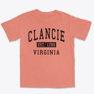 Clancie Virginia Classic Established Premium Heavyweight T-shirt