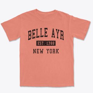 Belle Ayr New York Classic Established Premium Heavyweight T-shirt