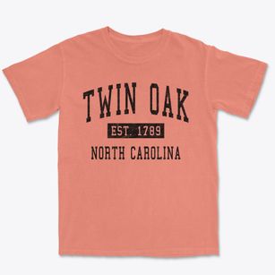 Twin Oak North Carolina Classic Established Premium Heavyweight T-shirt