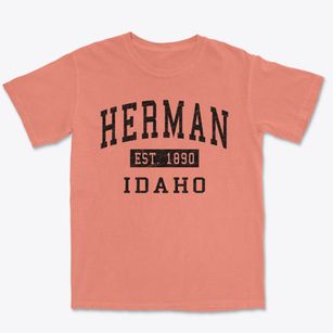 Herman Idaho Classic Established Premium Heavyweight T-shirt