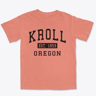 Kroll Oregon Classic Established Premium Heavyweight T-shirt