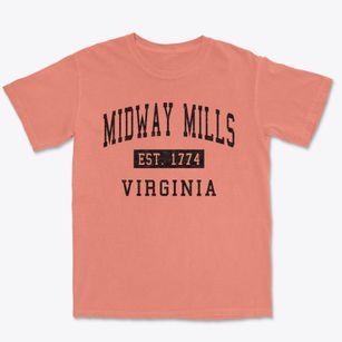 Midway Mills Virginia Classic Established Premium Heavyweight T-shirt