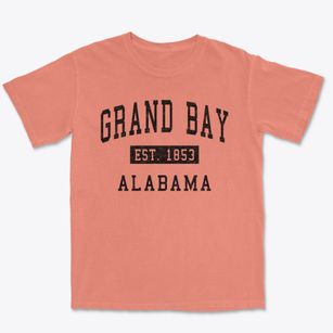 Grand Bay Alabama Classic Established Premium Heavyweight T-shirt