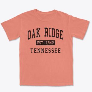 Oak Ridge Tennessee Classic Established Premium Heavyweight T-shirt