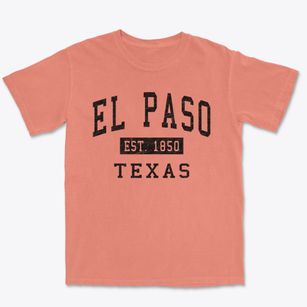 El Paso Texas Classic Established Premium Heavyweight T-shirt