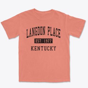 Langdon Place Kentucky Classic Established Premium Heavyweight T-shirt