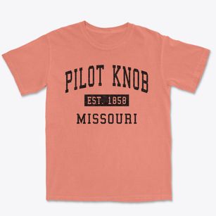 Pilot Knob Missouri Classic Established Premium Heavyweight T-shirt