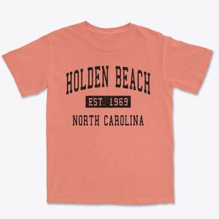 Holden Beach North Carolina Classic Established Premium Heavyweight T-shirt