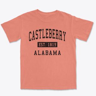 Castleberry Alabama Classic Established Premium Heavyweight T-shirt