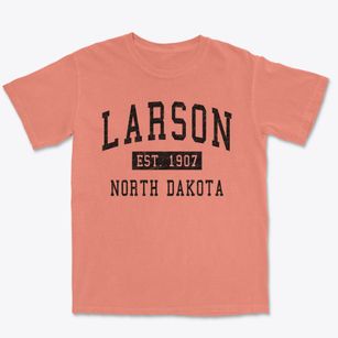 Larson North Dakota Classic Established Premium Heavyweight T-shirt