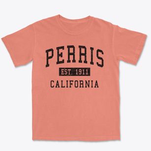 Perris California Classic Established Premium Heavyweight T-shirt